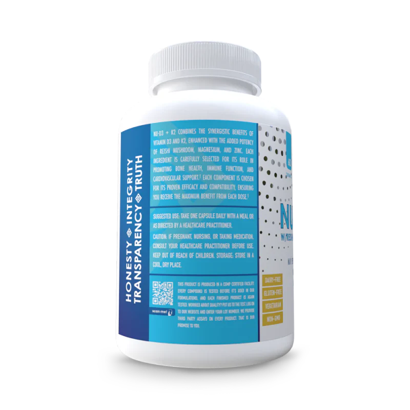 NuEthix Formulations Nu-D3 + K2 | Bone & Immune Support - Image 3