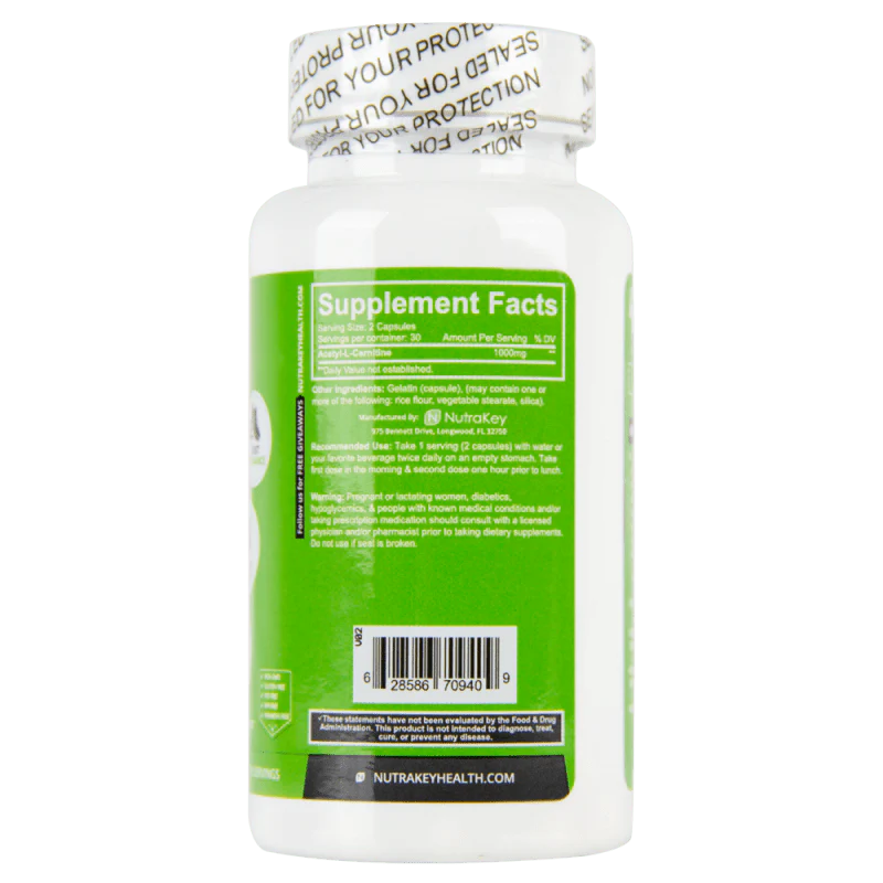 NutraKey Acetyl L-Carnitine - Image 3