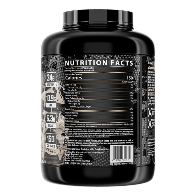 Nutrex 100% Whey Protein Powder - Image 18