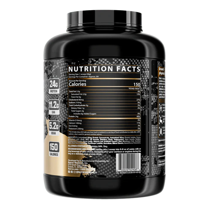 Nutrex 100% Whey Protein Powder - Image 8