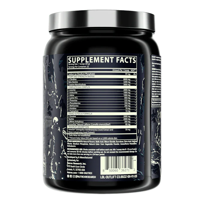 Nutrex OUTLIFT CLINICAL | Clinically Dosed Pre-Workout - Image 5