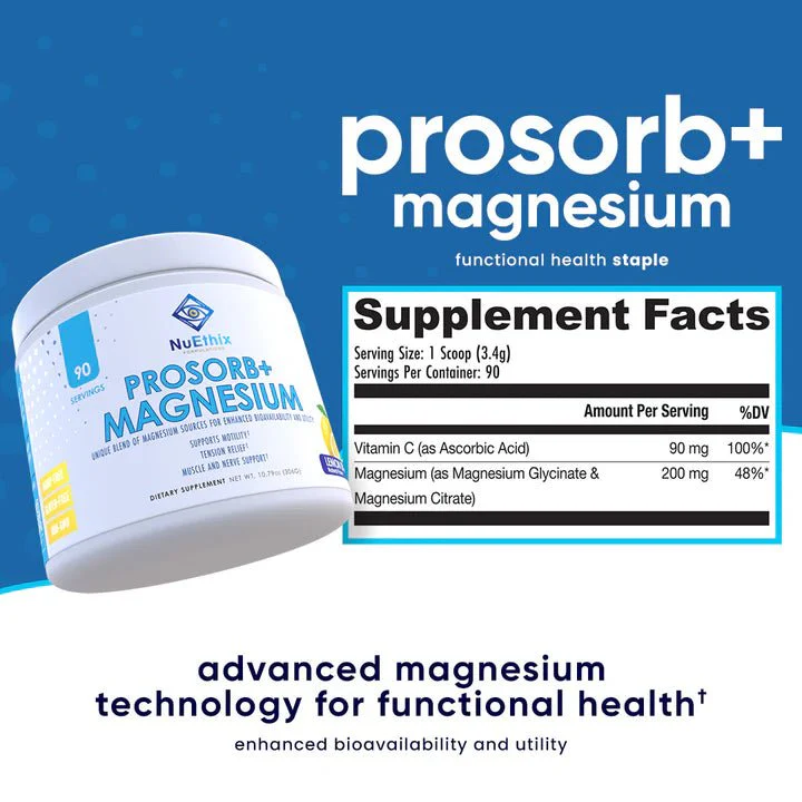 NuEthix Formulations ProSorb+ Magnesium | High Absorption Muscle & Sleep Support - Image 4