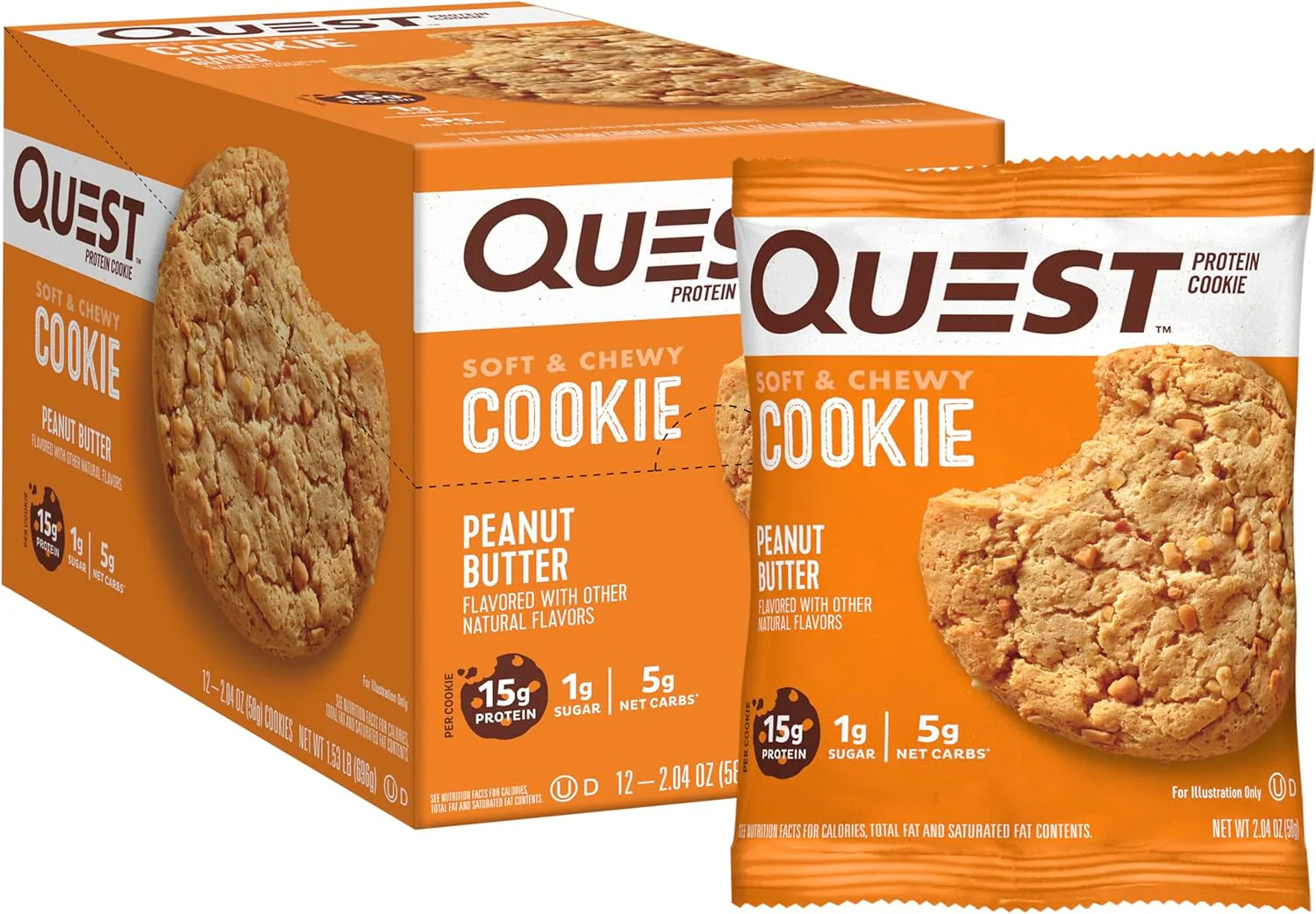 Quest Protein Cookies | High Protein, Low Sugar Soft Baked Snacks | 12ct Box - Image 11