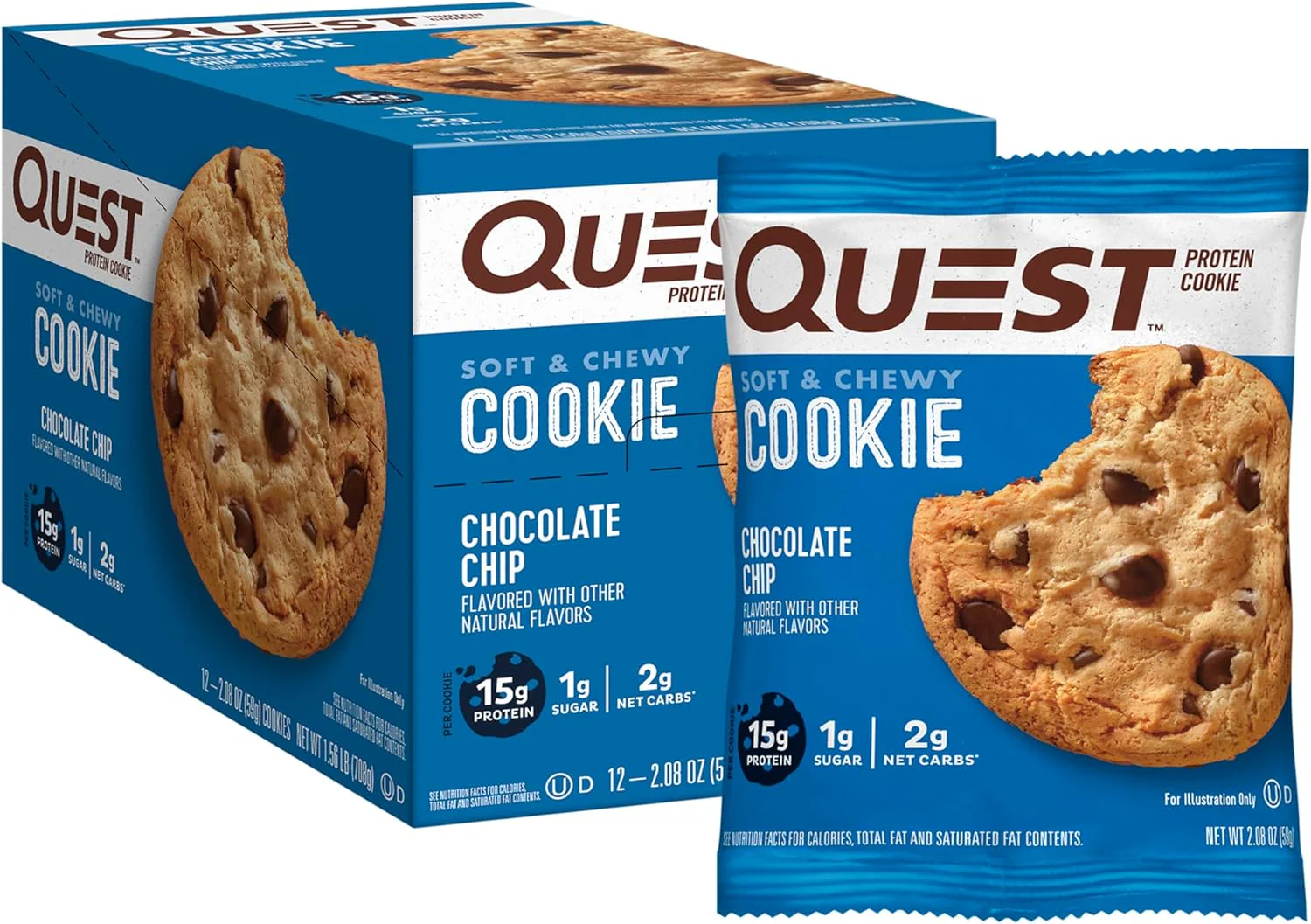 Quest Protein Cookies | High Protein, Low Sugar Soft Baked Snacks | 12ct Box - Image 9