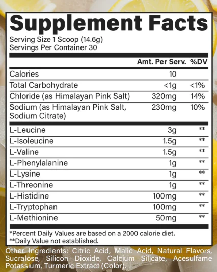 Raw Nutrition EAA PLUS | Essential Amino Acids + Hydration Support - Image 2