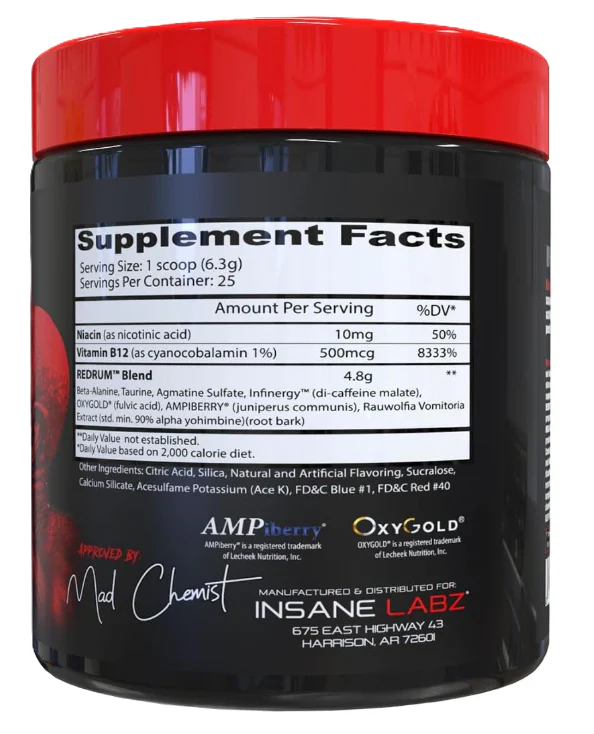 Insane Labz RedRum | Intense Pre-Workout Energy & Focus - Image 4