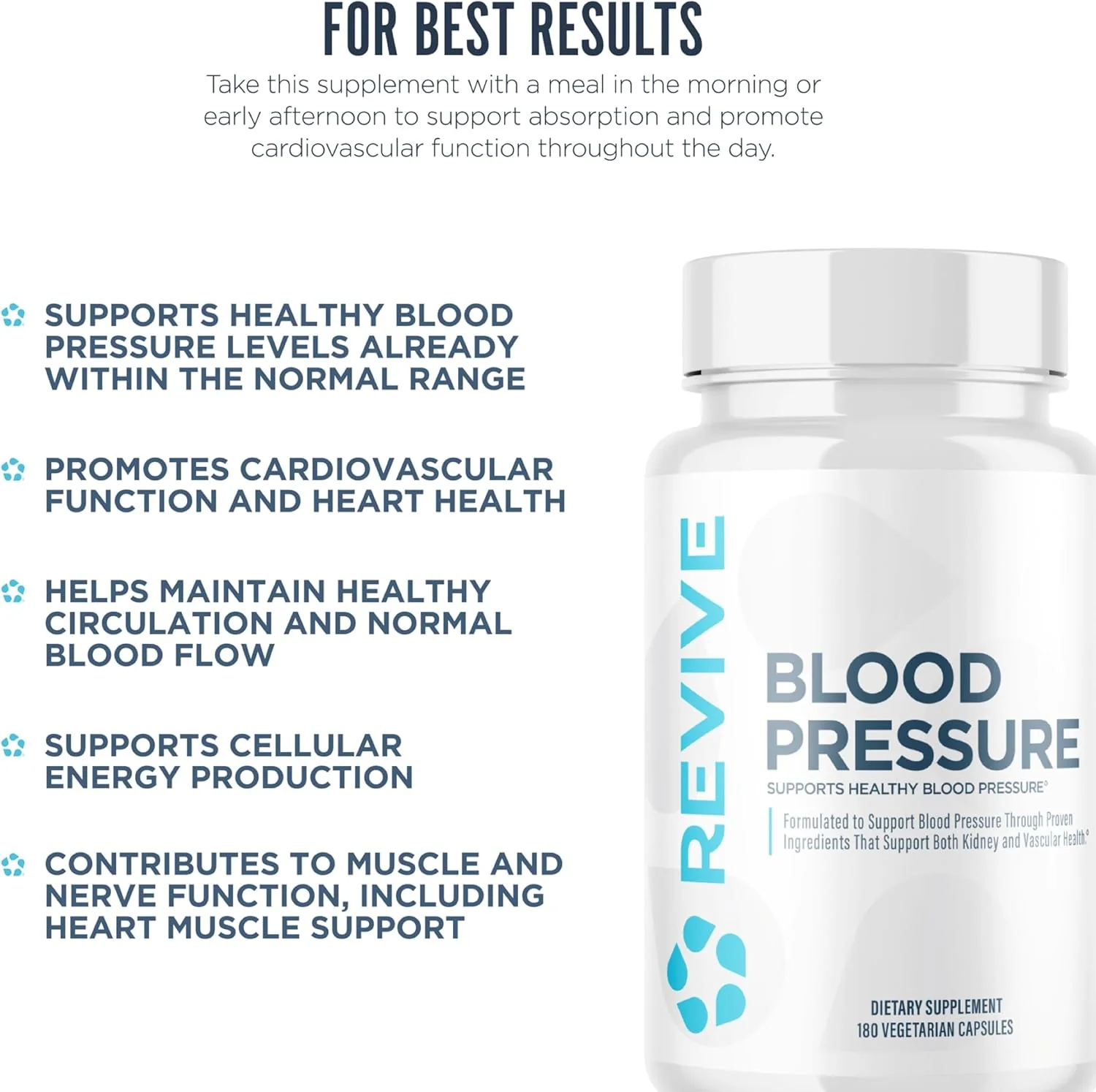 Revive MD Blood Pressure | Heart Health & Circulatory Support Formula - Image 3