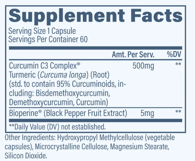 Revive MD Curcumin C3 Complex | Inflammation, Joint & Antioxidant Support - Image 2