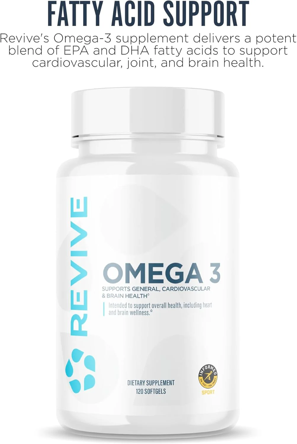 Revive MD Omega 3 | EPA & DHA Fish Oil for Heart & Joint Health - Image 3