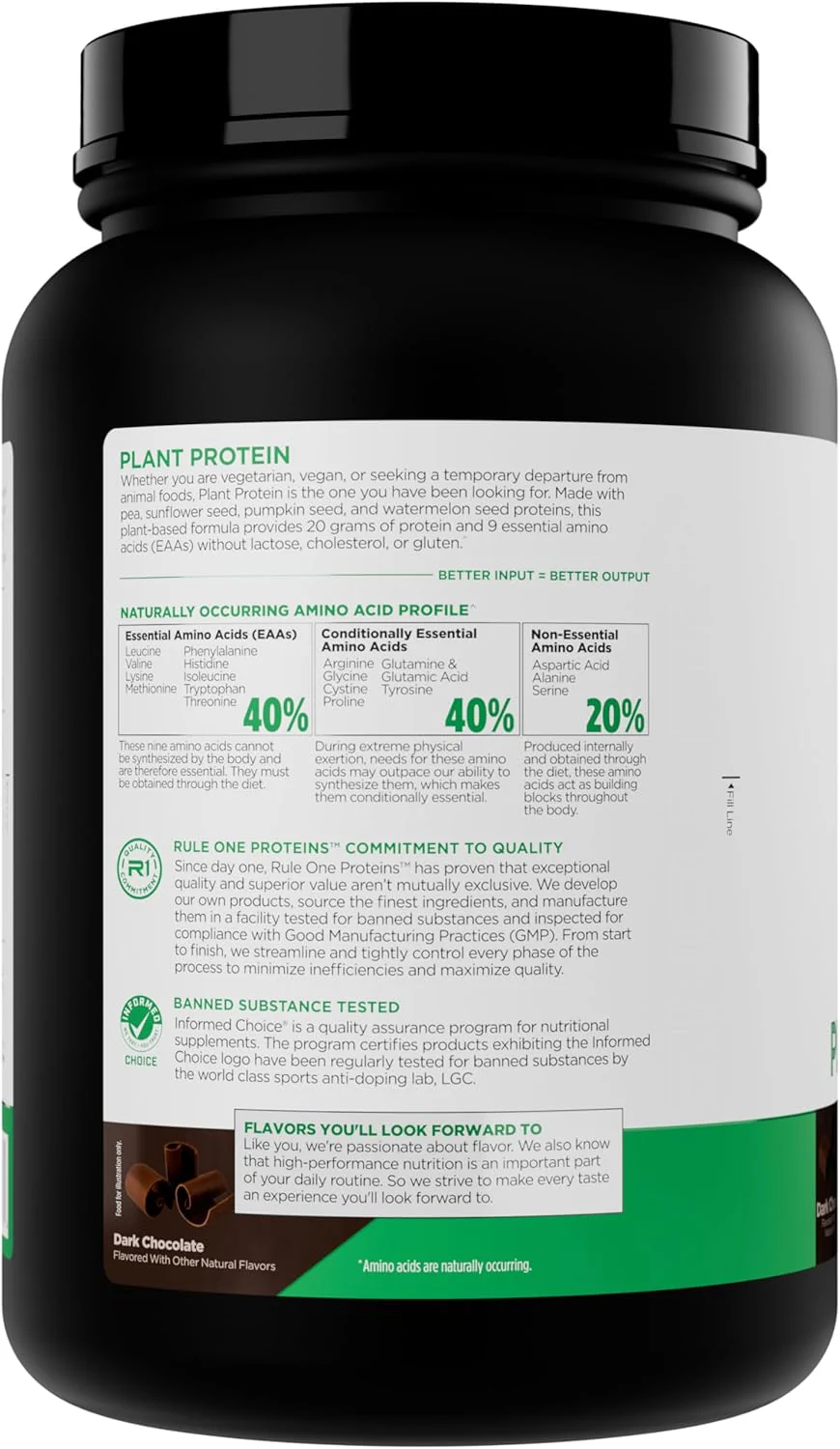 Rule 1 Plant Protein Powder | Plant-Based Protein - Image 3