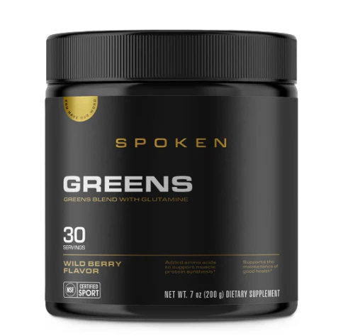 Spoken Nutrition Greens | Whole Food Antioxidant & Recovery Blend