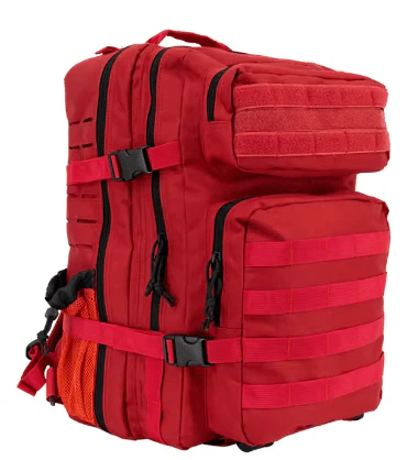 Tiger Fitness 45L Tactical Assault Backpack with Molle System, Waterproof Rucksack (Comes with 3D TF Scratch Logo Patch) - Image 4