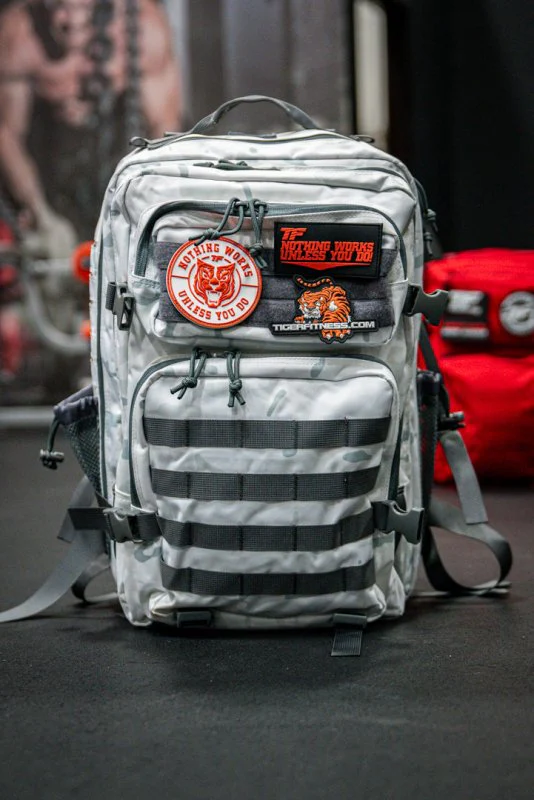 Tiger Fitness 45L Tactical Assault Backpack with Molle System, Waterproof Rucksack (Comes with 3D TF Scratch Logo Patch) - Image 7