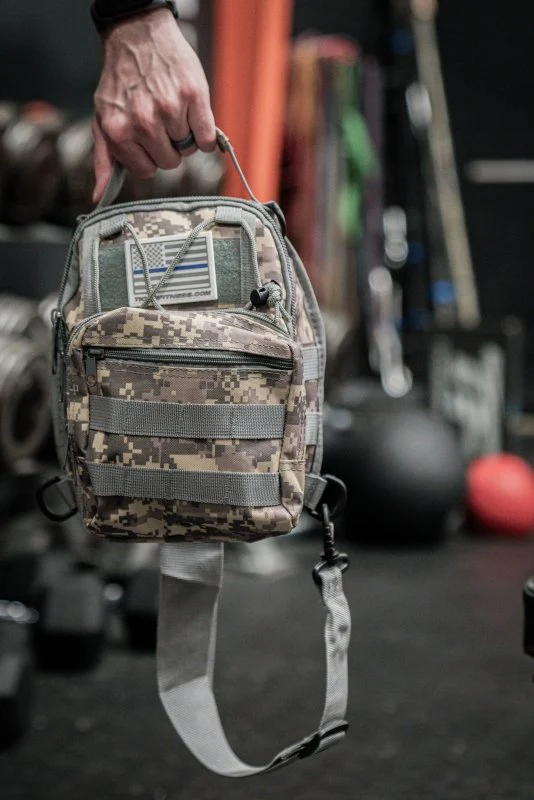 TF Digi Camo Blueline Tactical Cross Body Bag - Image 3