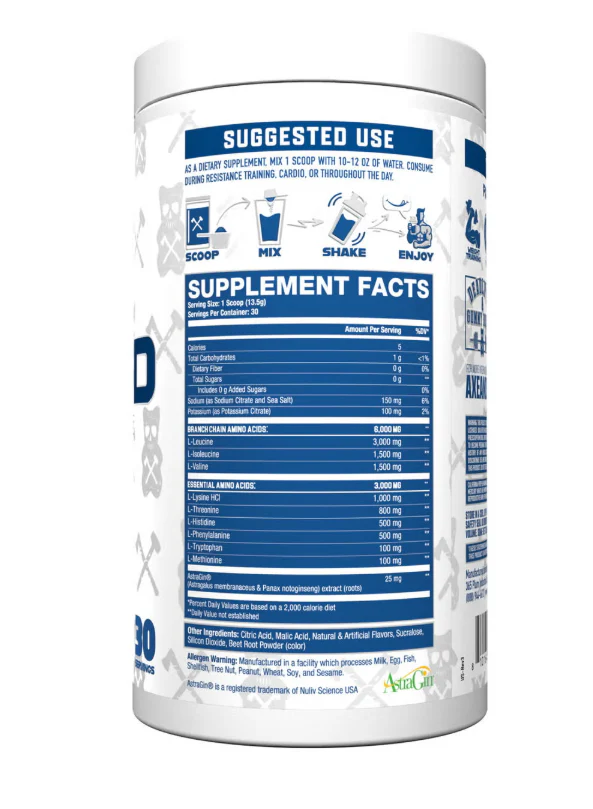 Axe & Sledge The Grind V3 | EAA & BCAA Recovery Formula - Image 4