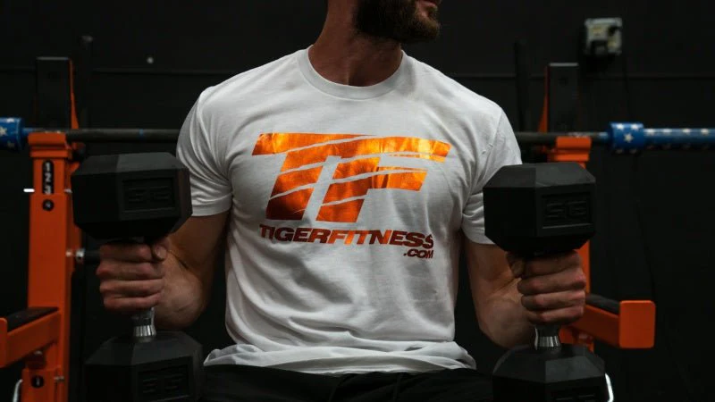 Tiger Fitness Orange Foil T-Shirt - Image 3